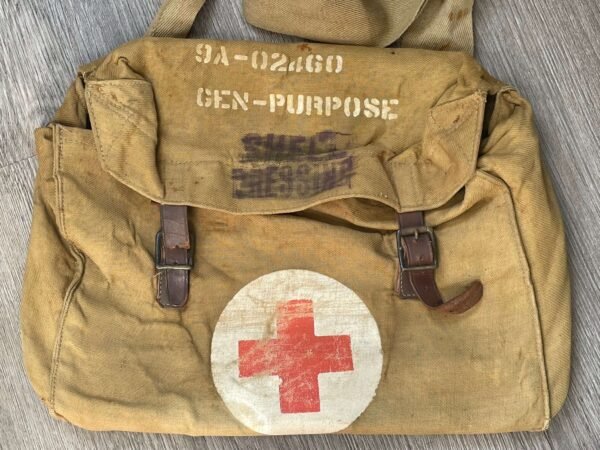 Rare Authentic Original WW2 British Army dressing bag 1940 Dunkirk Evacuation. in Survival & First Aid