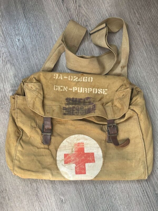 Rare Authentic Original WW2 British Army dressing bag 1940 Dunkirk Evacuation. in Survival & First Aid