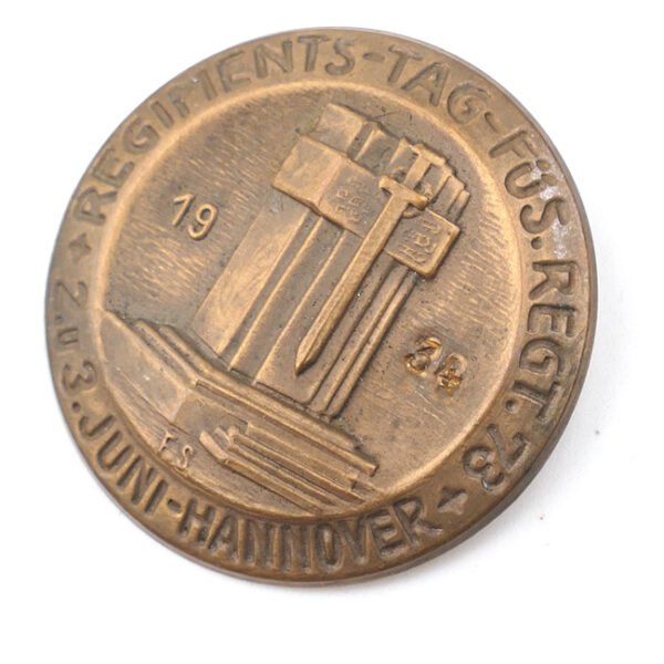 'Regimentstag Füs. Regt. 73 Hannover' Tinnie