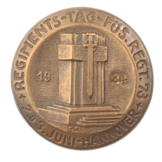 'Regimentstag Füs. Regt. 73 Hannover' Tinnie