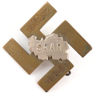 'Saar 1. März 1935' Badge