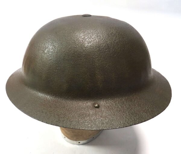 Scarce Early British Mk1* Raw Edge Helmet Dated 1939 Battle of France in General