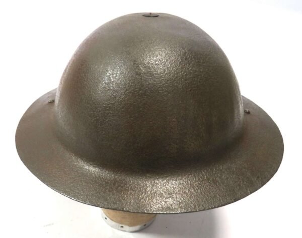 Scarce Early British Mk1* Raw Edge Helmet Dated 1939 Battle of France in General