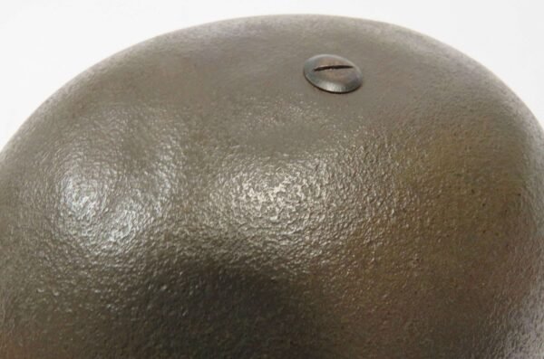 Scarce Early British Mk1* Raw Edge Helmet Dated 1939 Battle of France in General