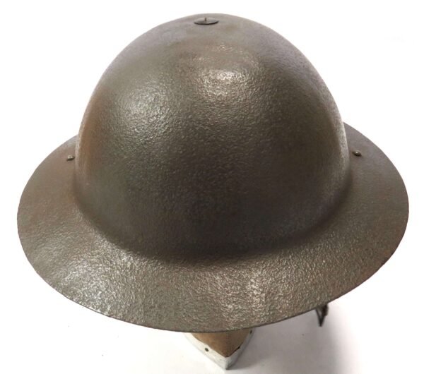 Scarce Early British Mk1* Raw Edge Helmet Dated 1939 Battle of France in General
