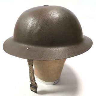 Scarce Early British Mk1* Raw Edge Helmet Dated 1939 Battle of France in General