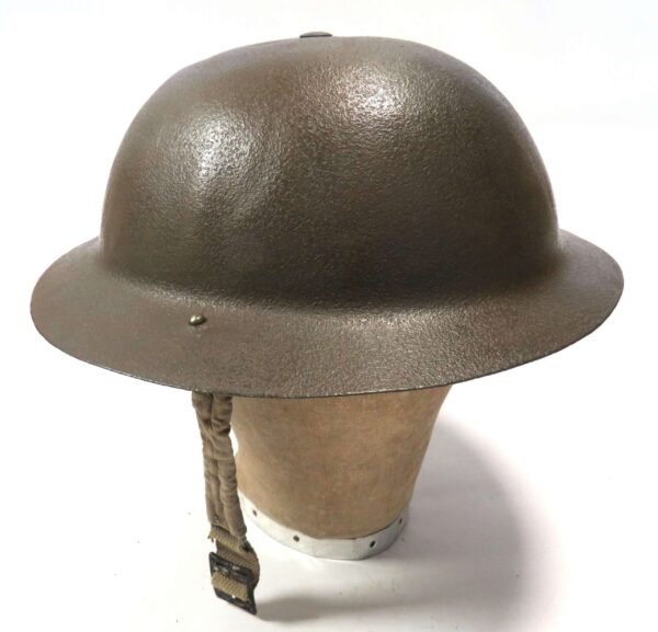 Scarce Early British Mk1* Raw Edge Helmet Dated 1939 Battle of France in General