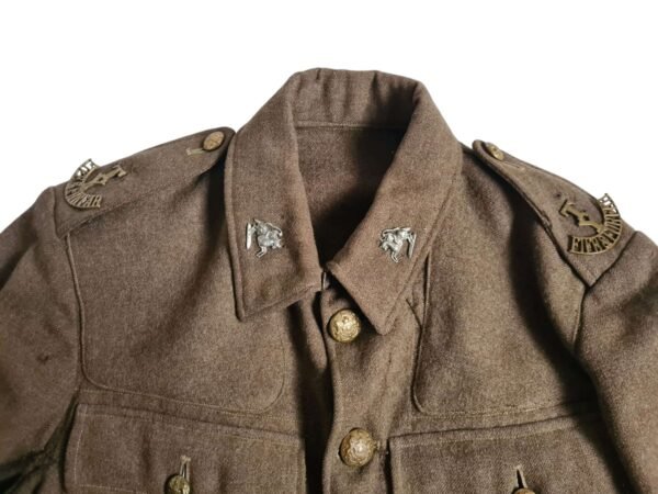 Scottish service dress Fife & Forfar Yeomanry in WW2 jackets & coats