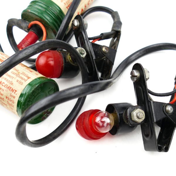 Set of 2 WW2 British RAF Easco Life Jacket Lights