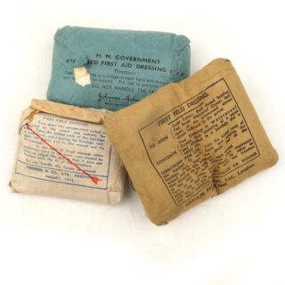 Set of 3 British Army Bandage Packages