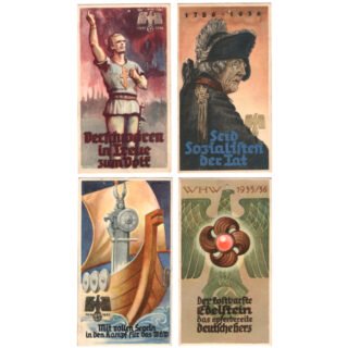 Set of 4 WHW Paper Door Plaques 1935-1936
