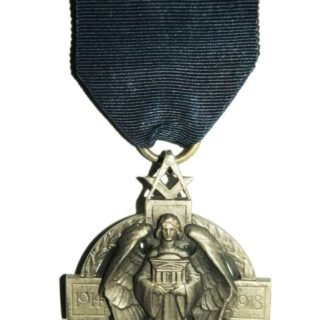 Silver Hallstone Masonic Medal. Bro. A. Graham No.262 in Casuality