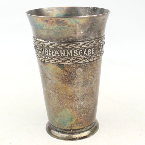 Silver plated Goblet with Swastika by 'Wellner'