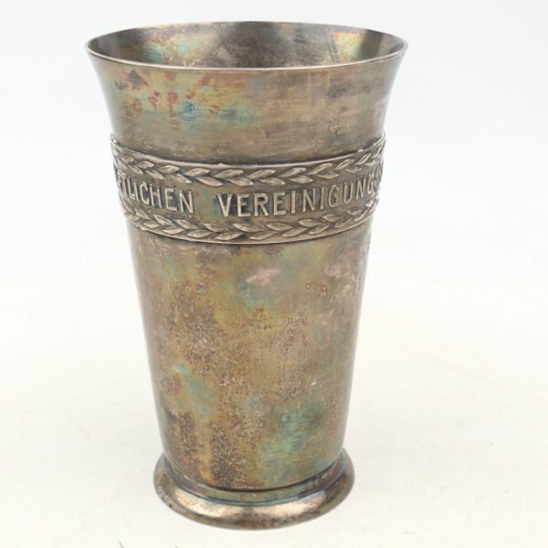 Silver plated Goblet with Swastika by 'Wellner'