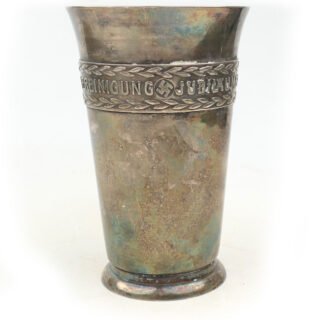 Silver plated Goblet with Swastika by 'Wellner'