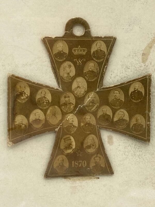 Small WW1 & WW2 German Framed Collection in General medals