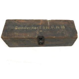 'Sonderkart.6 le.F.H.18' Wooden Transport Box