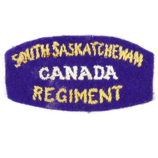 'South Saskatchewan Canada Regiment' Title