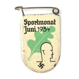 'Sportmonat Juni 1934' Tinnie