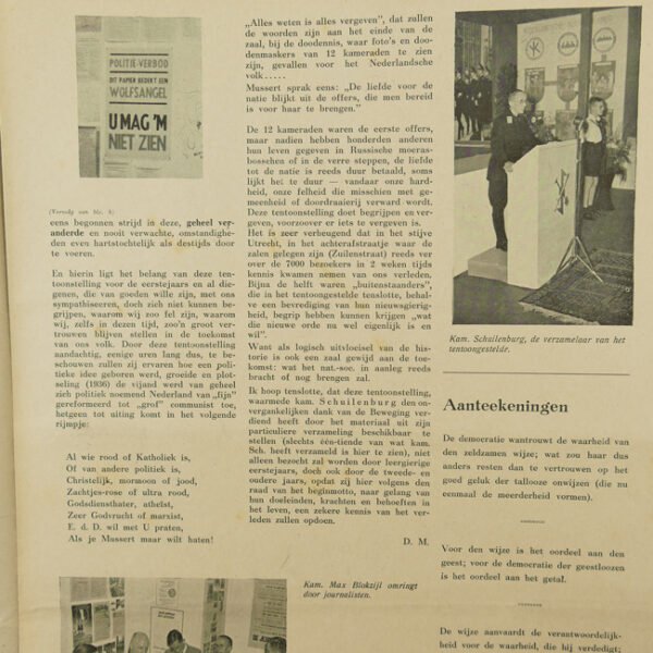 Studentenfront Newspaper October 1942