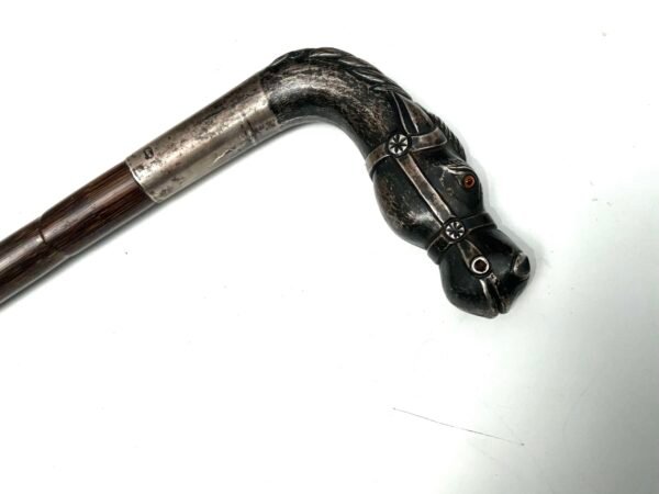 The finest gentleman’s walking stick sword stick with silver horses head handle in Swagger & walking sticks