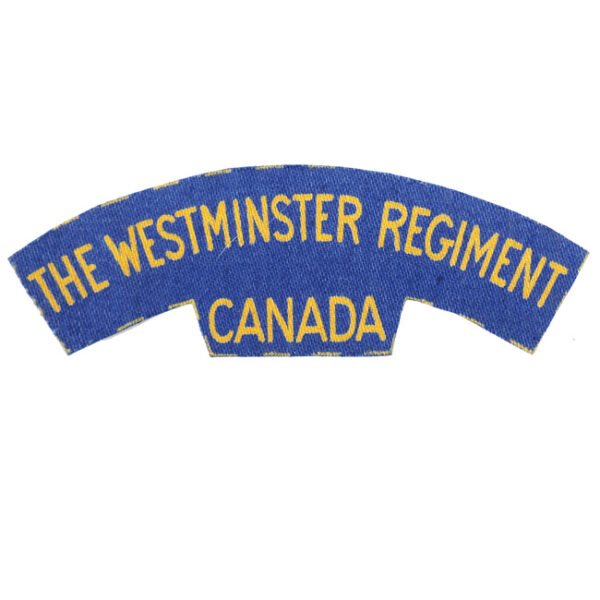 'The Westminster Regiment Canada' Title
