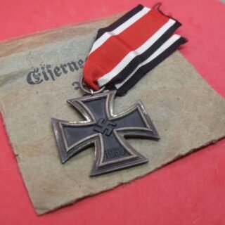 Third Riech Iron cross 2nd class Mint condition in paper packet of issue in Gallantry & honours