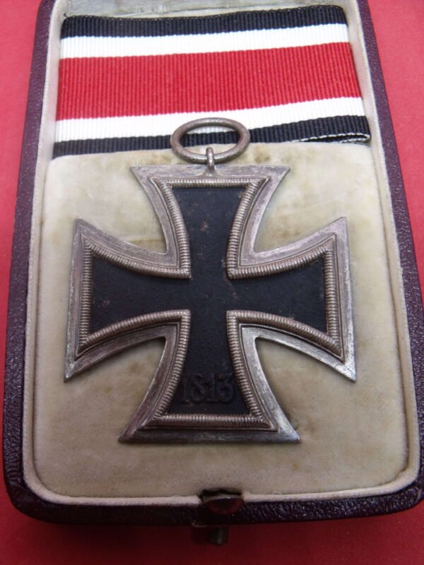 Third Riech Iron cross 2nd class nice condition contained in private purchase case. in Gallantry & honours