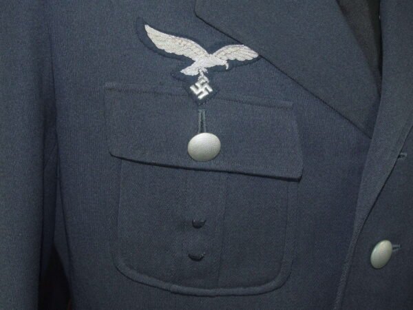 Tunic Belonging to Luftwaffe Knights Cross Ace Oberleutnant Otto Schulz in Uniforms