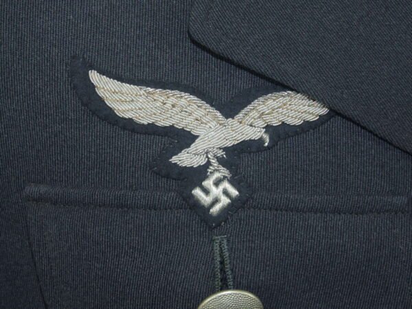 Tunic Belonging to Luftwaffe Knights Cross Ace Oberleutnant Otto Schulz in Uniforms