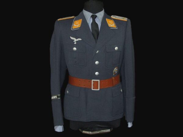 Tunic Belonging to Luftwaffe Knights Cross Ace Oberleutnant Otto Schulz in Uniforms