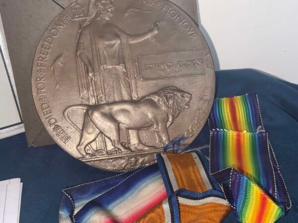TWO BROTHERS MEDALS K.I.A GREAT WAR in Casuality