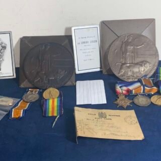 TWO BROTHERS MEDALS K.I.A GREAT WAR in Casuality