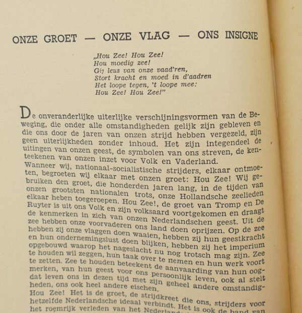 'Wat was en is, wat deed en doet de NSB' Booklet
