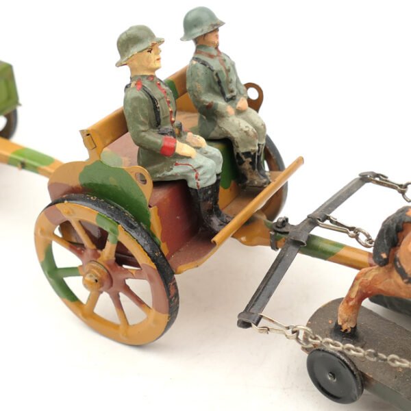 Wehrmacht Hausser Elastolin Horse Drawn Fieldkitchen