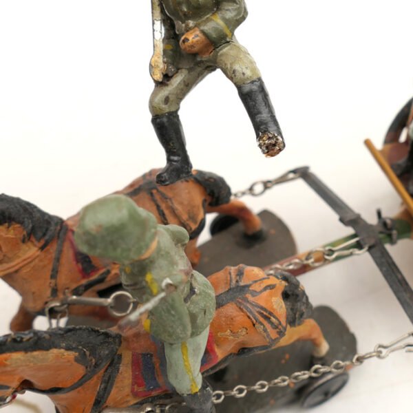 Wehrmacht Hausser Elastolin Horse Drawn Fieldkitchen