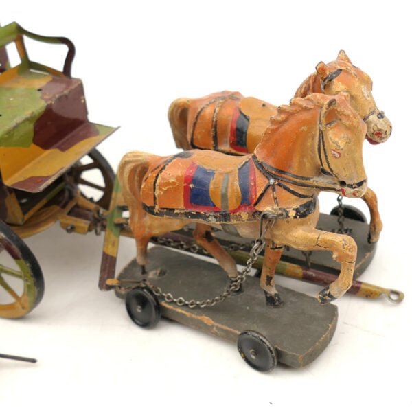 Wehrmacht Hausser Elastolin Medical Horse Drawn Wagon