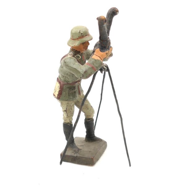 Wehrmacht Lineol Soldier with Rabbit Ear Binoculars