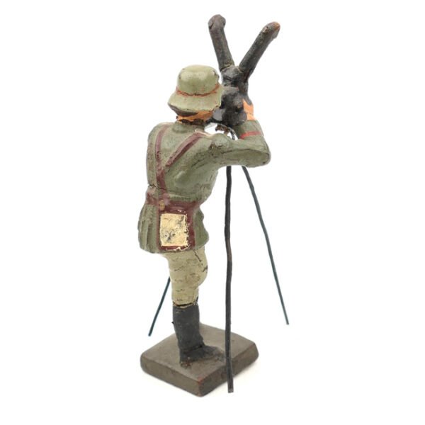 Wehrmacht Lineol Soldier with Rabbit Ear Binoculars