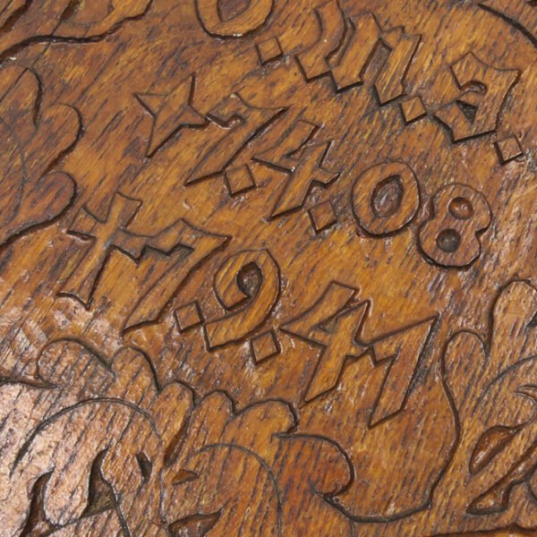 Wehrmacht Wooden Grave Marker to NCO 'Johann Bayer'