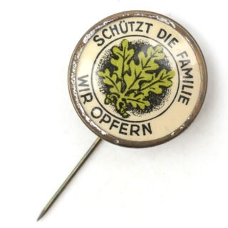 WHW 'Schützt die Familie - wir opfern' Tinnie 1934