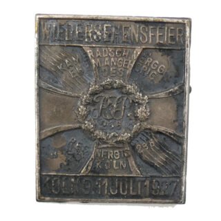 'Wiedersehensfeier Res.Inf.Rgt.236 Köln' 1927 Tinnie