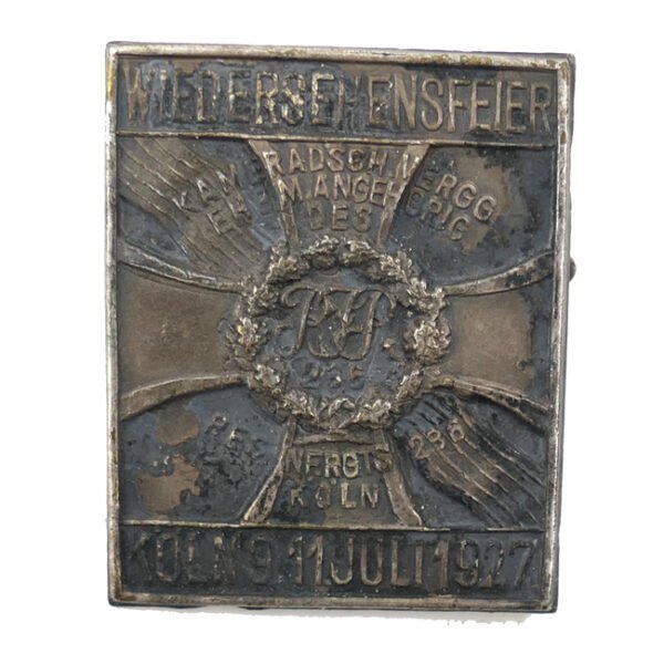 'Wiedersehensfeier Res.Inf.Rgt.236 Köln' 1927 Tinnie