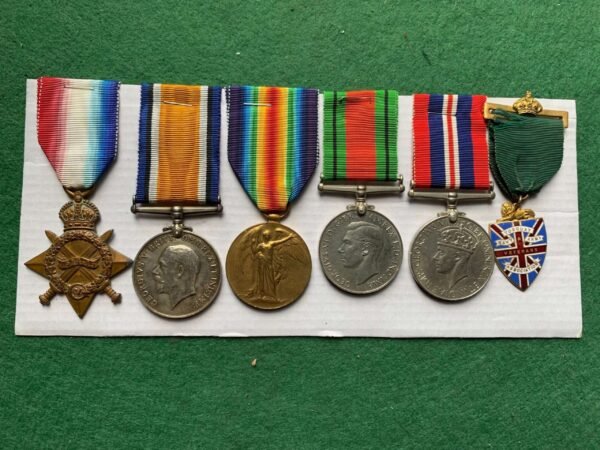 WW1 AND WW2 MEDAL GROUP NAMED TO CHARLES J WIGGINS ROYAL NAVY from Torquay free post UK in Gallantry & honours