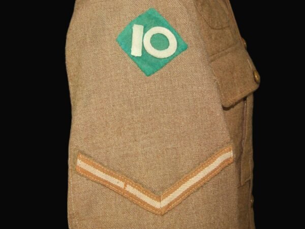 WW1 British Other Ranks Battle Insignia Tunic & Helmet Set - Manchester Regiment in General / other