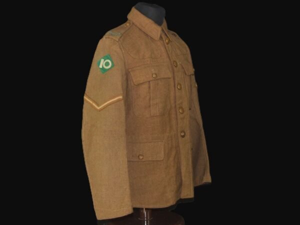 WW1 British Other Ranks Battle Insignia Tunic & Helmet Set - Manchester Regiment in General / other