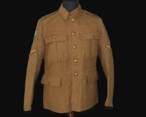 WW1 British Other Ranks Battle Insignia Tunic & Helmet Set - Manchester Regiment in General / other
