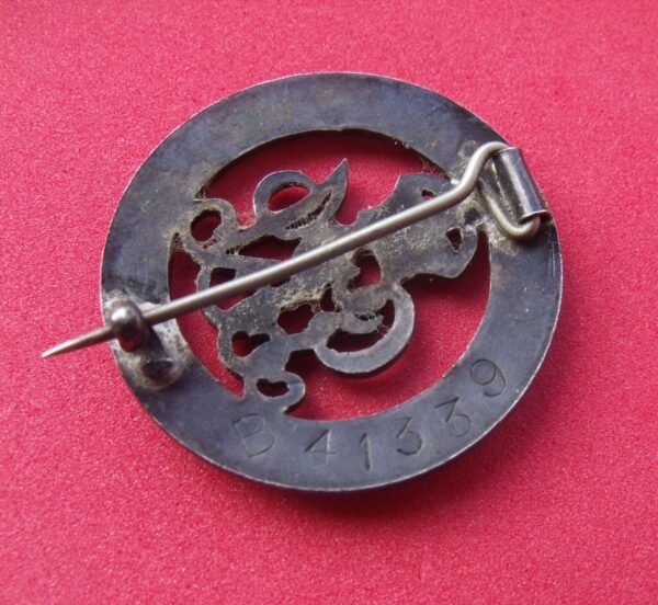 WW1 British Silver Wound Badge To B41339 Francis Easton, South Staffs Regiment in Misc / other badges