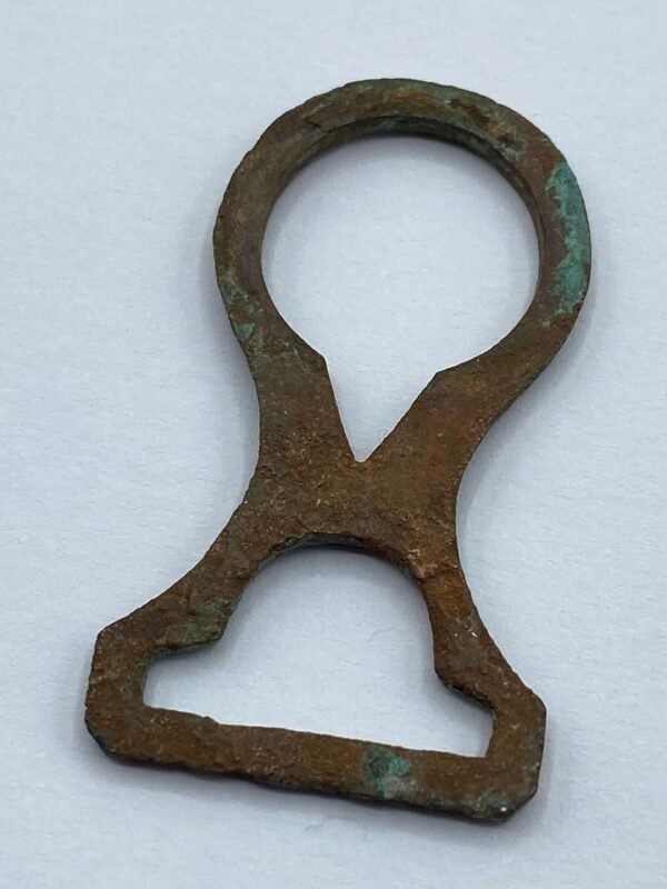WW1 German Pickelhaube Helmet Chinstrap Brass Side Buckle in Helmet accessories & spares