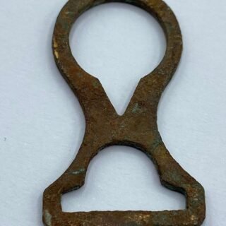 WW1 German Pickelhaube Helmet Chinstrap Brass Side Buckle in Helmet accessories & spares